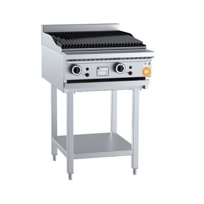K+ KCBR-6 Gas Char Broiler 600mm on Leg Stand