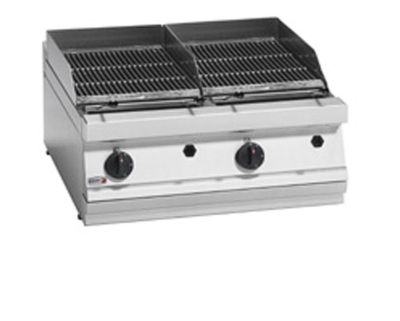 F.E.D. Fagor 700 series - LPG charcoal 2 grid grill BG7-10LPG