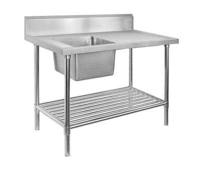 F.E.D. Modular systems SSB6-1800L/A Single Left Sink Bench with Pot Undershelf