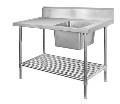 F.E.D. Modular systems SSB6-1800R/A Single Right Sink Bench with Pot Undershelf