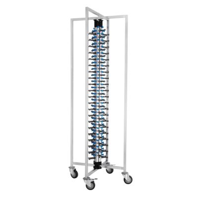 Vogue Mobile Plate Rack 84 Plates GK978