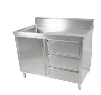 F.E.D. Modular Systems SC-6-1200L-H Cabinetd with Left Sink