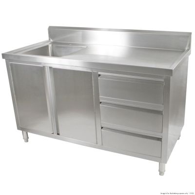 F.E.D. Modular Systems SC-7-1500L-H CABINET WITH LEFT SINK