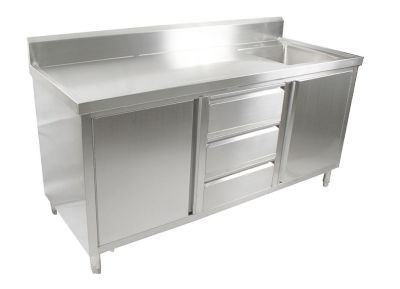 F.E.D. Modular Systems SC-6-2100R-H Cabinet with Right Sink