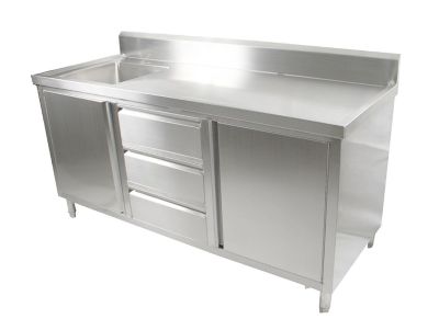 F.E.D. Modular Systems SC-6-2100L-H Cabinet with Left Sink