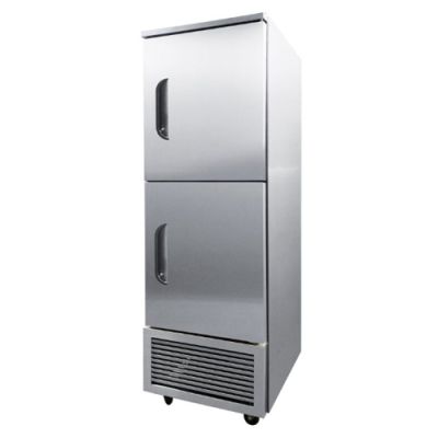 Fully KBM-25RS2 refrigerated upright cooler 25 cases 2 doors 