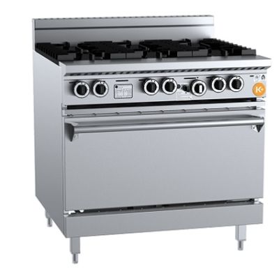 B+S K+ KOV-SB6 Gas Six Burner with Oven