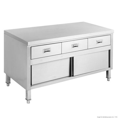 F.E.D. Modular systems SKTD6-1200 Bench Cabinet with 3 Drawers & Doors 