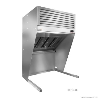 F.E.D. Modular systems HOOD1200A Bench Top Filtered Hood - 1200mm