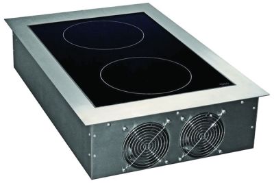 Yellow Induction Y3500DDSS 2 x 3500watt Built in Dual Hob Unit 450mm x 700mm x 208mm 30amp Single Phase – Supplied Unplugged