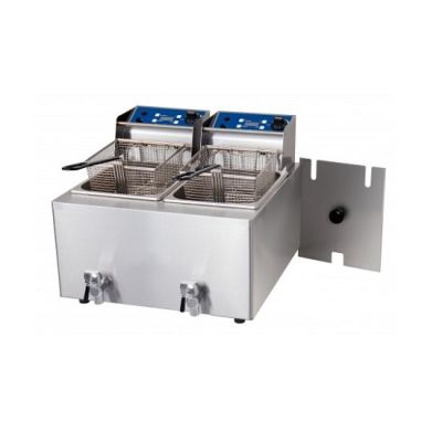 Birko Fryer 1001004 - Double 8L - with Tap