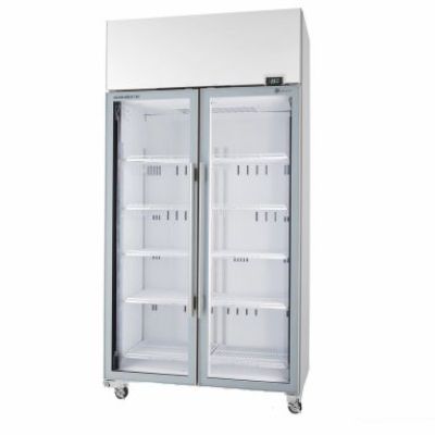 Skope TME1000N-AC Activecore 2 2 Glass Door Display or Storage Fridge, Lit Sign