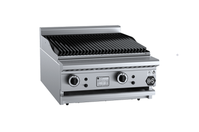 B+S Black CBR-6BM Gas Char Broiler 600mm - Bench Mounted