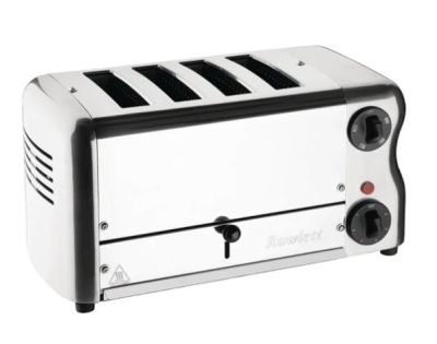 Rowlett Esprit 4 Slot Toaster Chrome with Elements & Sandwich Cage