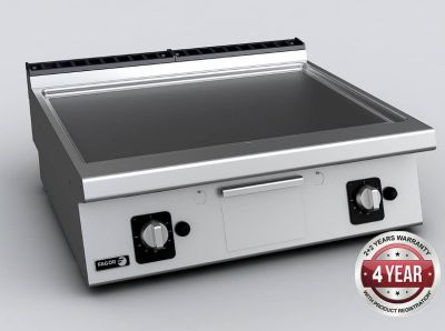 F.E.D. FAGOR Bench Top Chrome Gas Griddle NG - FT-G710CL