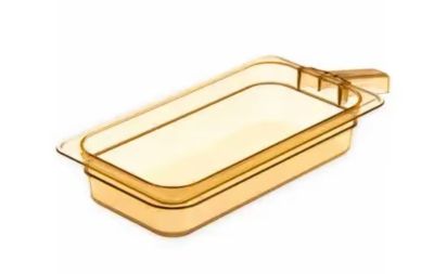 Duke 30860H13 Single Handled Amber Pans, 1/3 size, 64mm