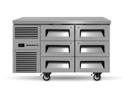 Skope ReFlex RF7.UBR.2.D6 6 Drawer Underbench GN 1/1 Fridge