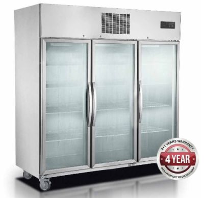 F.E.D. Thermaster SUFG1500 Three Door Upright Display Freezer