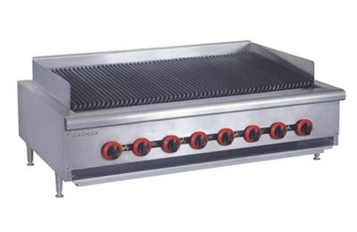 F.E.D. GASMAX QR-48ELPG Natural Gas 8 Burner Char Grill Top