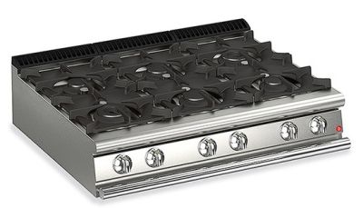 Baron Q70PC/G1205 6 Burner Gas Cook Top