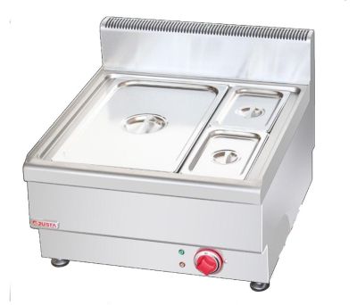 F.E.D. GASMAX JUS-TY-2 Dry Bain Marie With 1 x 1/1 pan + 2 x ¼ GN Pan & Lid