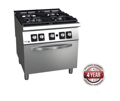 F.E.D. Fagor 900 Series Gas 4 Burner with Gas Oven - C-G941H