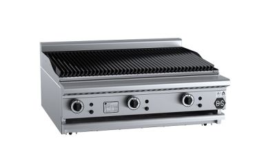 B+S Black CBR-9BM Gas Char Broiler 900mm - Bench Mounted