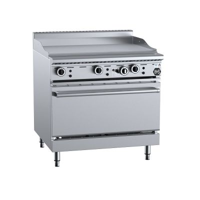 B+S Black OV-GRP9 - Gas Oven with 900mm Grill Plate