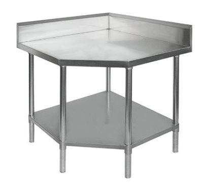 F.E.D. Modular Systems 0900-6-WBCB/H - Corner Workbench with 100mm Splashback, 900x900x900mm