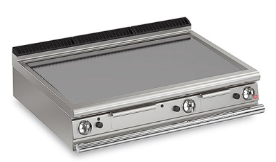 Baron Q70FTT/G1200 - 3 Burner Gas Fry Top With Smooth Mild Steel Plate