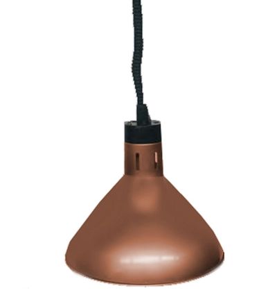 F.E.D. Benchstar Pull Down heat Lamp Antique Copper 270mm Round HYWBL09