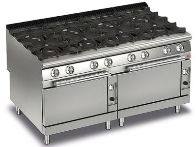 Baron Q90PCF/G1605 8 Burner Gas Cook Top With 2 Gas Oven