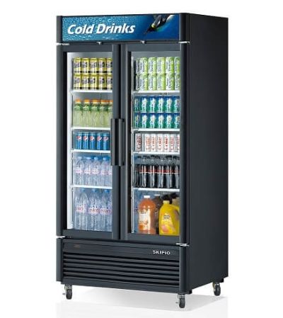 Skipio SGM-35 Double Door Upright Drink Fridge