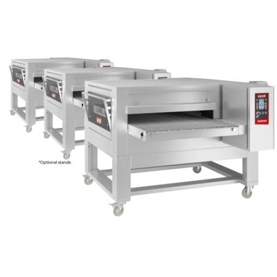 Zanolli Synthesis 3-12-100VE Production Series Triple 40-Inch Electric Impingment Conveyor Oven