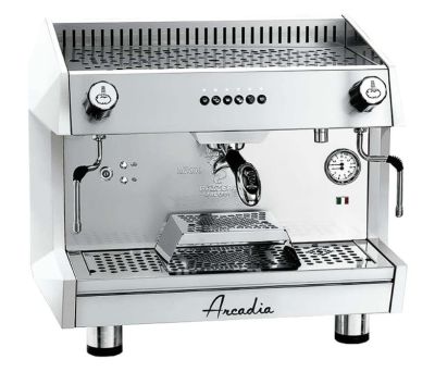 F.E.D. BEZZERA ARCADIA Professional Espresso Coffee Machine SS Polish White 1 Group - ARCADIA-G1