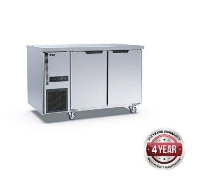 F.E.D. Temperate Thermaster Stainless Steel Double Door Workbench Fridge - TS1200TN