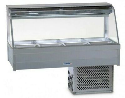 Roband CFX24RD Curved Glass Cold Food Bar - Piped & Foamed Only