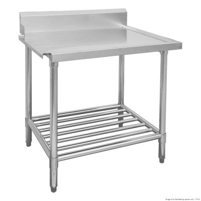F.E.D. Modular systems WBBD7-1500L/A All Stainless Steel Dishwasher Bench Left Outlet