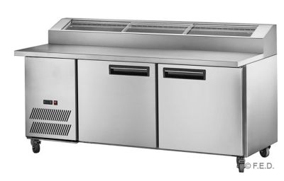 PPB/18 two large door DELUXE Pizza Prep Bench