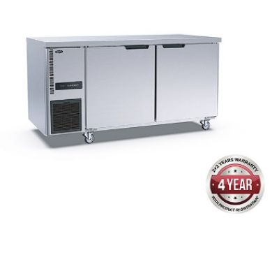 F.E.D. Temperate Thermaster Stainless Steel Double Door Workbench Freezer - TS1500BT