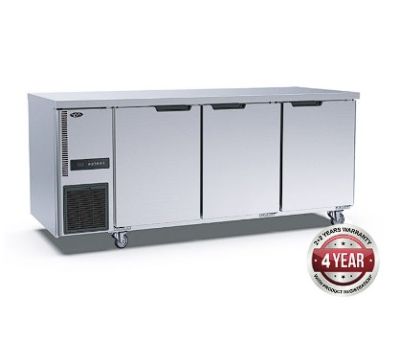 F.E.D. Thermaster Stainless Steel Triple Door Workbench Freezer - TL1800BT-3D