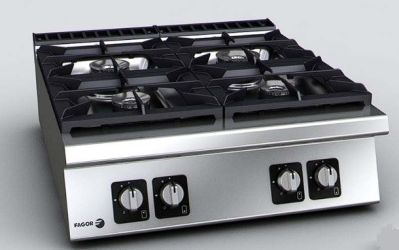 F.E.D. Fagor Kore 900 Series Gas 4 Burner - C-G940H