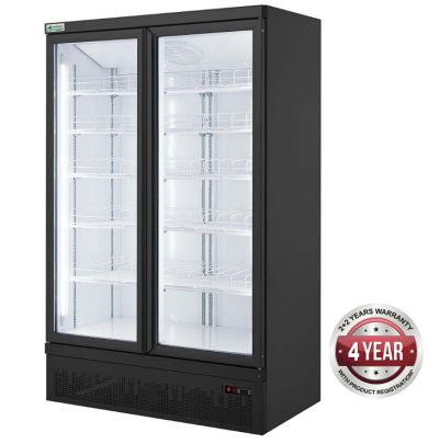 F.E.D. Thermaster LG-1000BGBM Double Door Supermarket Fridge 