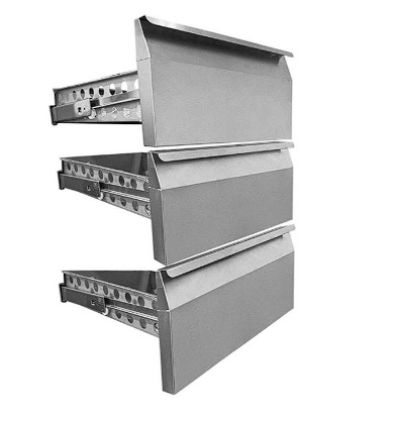 F.E.D. Thermaster Optional Set 3 Drawers for Solid Door Units - GN-3DRAWER
