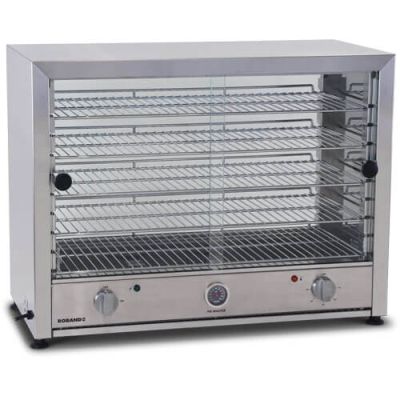 Roband PM100G Pie Warmer With Glass Doors Both Sides (100 Pies)
