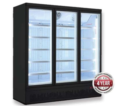 F.E.D. Thermaster Triple Door Supermarket Fridge - LG-1500BGBM