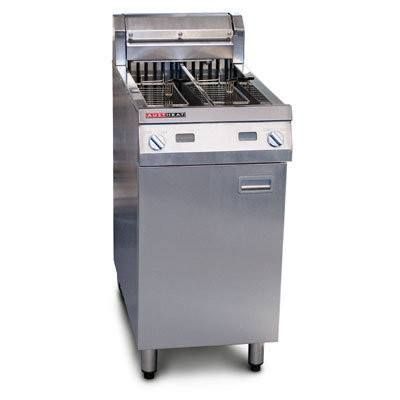 Austheat AF822 Single Twin Tank Fryer 2 Basket