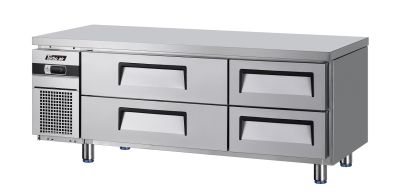 Turbo Air KUC15-4 Chef Base 4 Drawer Fridge - 260 Litres