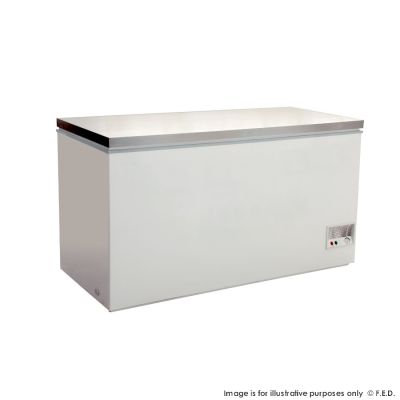 F.E.D. Temperate Thermaster BD598F Commercial Chest Freezer w/ S/S Lids 598 Litres