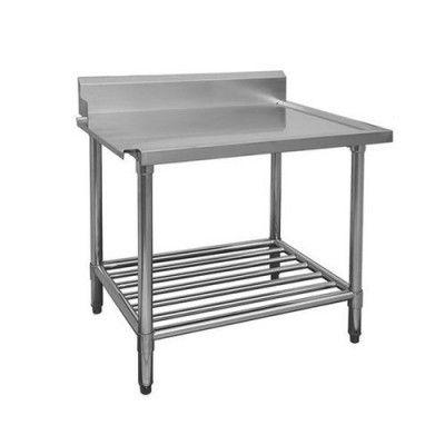 F.E.D. Modular systems WBBD7-1200L/A All Stainless Steel Dishwasher Bench Left Outlet
